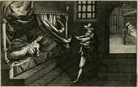 An illustration from Le Centre de l'amour : decouvert soubs divers emblesmes galans et facetieux (1680)