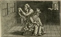 An illustration from Le Centre de l'amour : decouvert soubs divers emblesmes galans et facetieux (1680)
