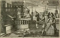 An illustration from Le Centre de l'amour : decouvert soubs divers emblesmes galans et facetieux (1680)