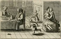 An illustration from Le Centre de l'amour : decouvert soubs divers emblesmes galans et facetieux (1680)