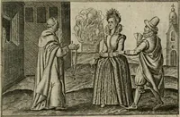 An illustration from Le Centre de l'amour : decouvert soubs divers emblesmes galans et facetieux (1680)