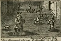 An illustration from Le Centre de l'amour : decouvert soubs divers emblesmes galans et facetieux (1680)