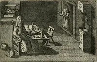An illustration from Le Centre de l'amour : decouvert soubs divers emblesmes galans et facetieux (1680)