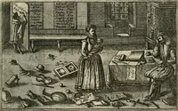 An illustration from Le Centre de l'amour : decouvert soubs divers emblesmes galans et facetieux (1680)
