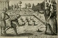 An illustration from Le Centre de l'amour : decouvert soubs divers emblesmes galans et facetieux (1680)