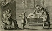 An illustration from Le Centre de l'amour : decouvert soubs divers emblesmes galans et facetieux (1680)