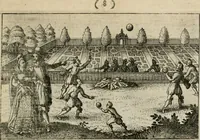 An illustration from Le Centre de l'amour : decouvert soubs divers emblesmes galans et facetieux (1680)