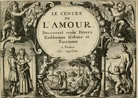 An illustration from Le Centre de l'amour : decouvert soubs divers emblesmes galans et facetieux (1680)