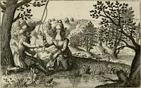 An illustration from Le Centre de l'amour : decouvert soubs divers emblesmes galans et facetieux (1680)
