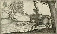 An illustration from Le Centre de l'amour : decouvert soubs divers emblesmes galans et facetieux (1680)
