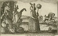 An illustration from Le Centre de l'amour : decouvert soubs divers emblesmes galans et facetieux (1680)