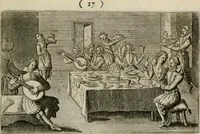 An illustration from Le Centre de l'amour : decouvert soubs divers emblesmes galans et facetieux (1680)