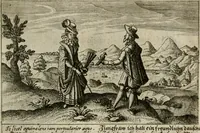 An illustration from Le Centre de l'amour : decouvert soubs divers emblesmes galans et facetieux (1680)