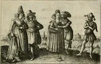 An illustration from Le Centre de l'amour : decouvert soubs divers emblesmes galans et facetieux (1680)