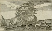 An illustration from Le Centre de l'amour : decouvert soubs divers emblesmes galans et facetieux (1680)