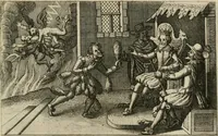 An illustration from Le Centre de l'amour : decouvert soubs divers emblesmes galans et facetieux (1680)
