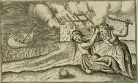 An illustration from Le centre de l'amour : decouvert soubs divers emblesmes galans et facetieux (1687)