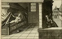 An illustration from Le centre de l'amour : decouvert soubs divers emblesmes galans et facetieux (1687)