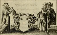 An illustration from Le centre de l'amour : decouvert soubs divers emblesmes galans et facetieux (1687)