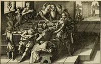 An illustration from Le centre de l'amour : decouvert soubs divers emblesmes galans et facetieux (1687)