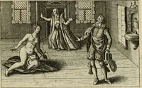 An illustration from Le centre de l'amour : decouvert soubs divers emblesmes galans et facetieux (1687)