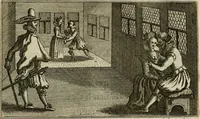 An illustration from Le centre de l'amour : decouvert soubs divers emblesmes galans et facetieux (1687)