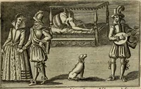 An illustration from Le centre de l'amour : decouvert soubs divers emblesmes galans et facetieux (1687)