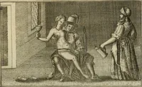 An illustration from Le centre de l'amour : decouvert soubs divers emblesmes galans et facetieux (1687)