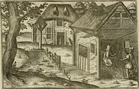 An illustration from Le centre de l'amour : decouvert soubs divers emblesmes galans et facetieux (1687)