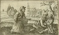 An illustration from Le centre de l'amour : decouvert soubs divers emblesmes galans et facetieux (1687)