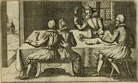 An illustration from Le centre de l'amour : decouvert soubs divers emblesmes galans et facetieux (1687)
