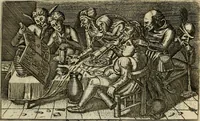 An illustration from Le centre de l'amour : decouvert soubs divers emblesmes galans et facetieux (1687)