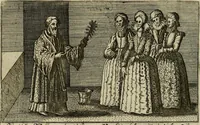 An illustration from Le centre de l'amour : decouvert soubs divers emblesmes galans et facetieux (1687)