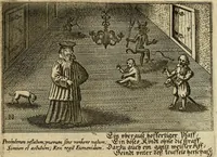 An illustration from Le centre de l'amour : decouvert soubs divers emblesmes galans et facetieux (1687)