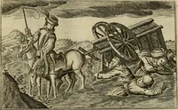 An illustration from Le centre de l'amour : decouvert soubs divers emblesmes galans et facetieux (1687)