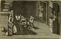 An illustration from Le centre de l'amour : decouvert soubs divers emblesmes galans et facetieux (1687)