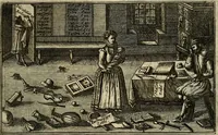 An illustration from Le centre de l'amour : decouvert soubs divers emblesmes galans et facetieux (1687)