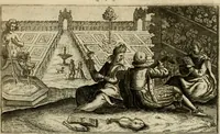 An illustration from Le centre de l'amour : decouvert soubs divers emblesmes galans et facetieux (1687)