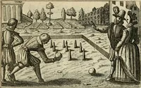 An illustration from Le centre de l'amour : decouvert soubs divers emblesmes galans et facetieux (1687)