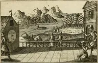 An illustration from Le centre de l'amour : decouvert soubs divers emblesmes galans et facetieux (1687)