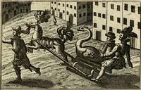An illustration from Le centre de l'amour : decouvert soubs divers emblesmes galans et facetieux (1687)
