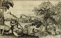 An illustration from Le centre de l'amour : decouvert soubs divers emblesmes galans et facetieux (1687)