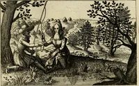 An illustration from Le centre de l'amour : decouvert soubs divers emblesmes galans et facetieux (1687)