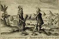 An illustration from Le centre de l'amour : decouvert soubs divers emblesmes galans et facetieux (1687)