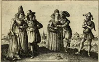 An illustration from Le centre de l'amour : decouvert soubs divers emblesmes galans et facetieux (1687)