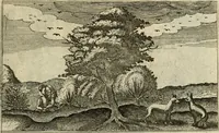 An illustration from Le centre de l'amour : decouvert soubs divers emblesmes galans et facetieux (1687)