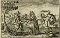 An illustration from Le centre de l'amour : decouvert soubs divers emblesmes galans et facetieux (1687)