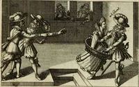 An illustration from Le centre de l'amour : decouvert soubs divers emblesmes galans et facetieux (1687)