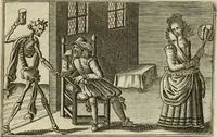 An illustration from Le centre de l'amour : decouvert soubs divers emblesmes galans et facetieux (1687)