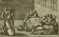 An illustration from Le centre de l'amour : decouvert soubs divers emblesmes galans et facetieux (1687)